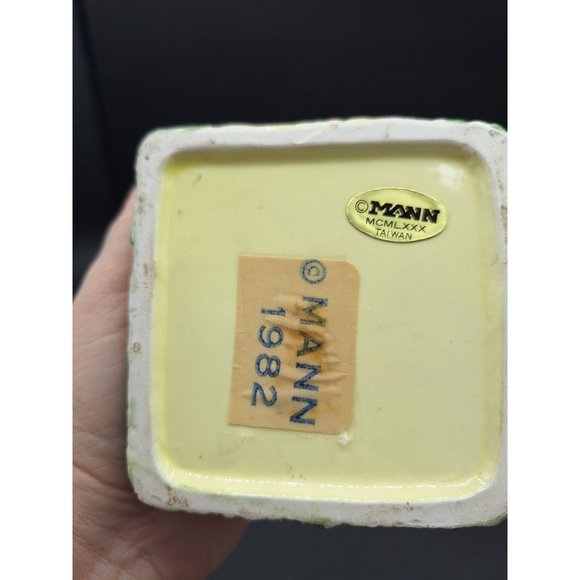 VINTAGE RON GORDON DESIGNS CERAMIC SUGAR BOWL & CREAMER, COTTAGE/ HOUSE-DESIGN - Picture 9 of 10